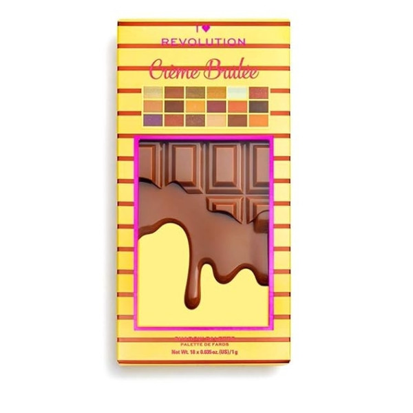 I Heart Revolution Eyeshadow Chocolate Palette Crème Brylee